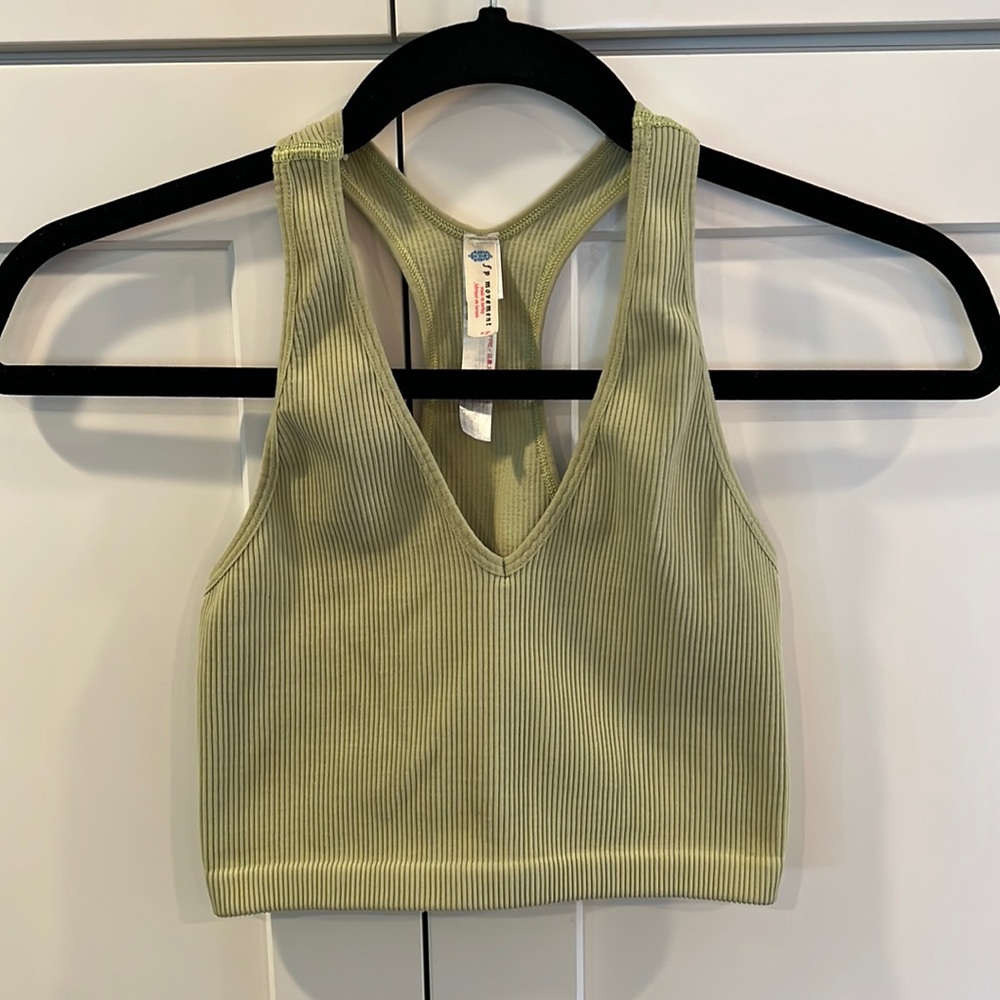 Free People Movement Free Throw Crop Tank Top